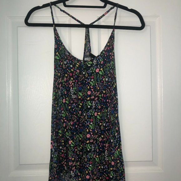 Neon Floral Razorback Tank Top - Picture 1 of 2